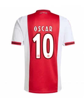 Billige Fotballdrakt Ajax Oscar Gloukh #10 Replika Hjemmedrakt 2025-26 Kortermet Billige Fotballdrakt Ajax Oscar Gloukh #10 Replika Hjemmedrakt 2025-26 Kortermet